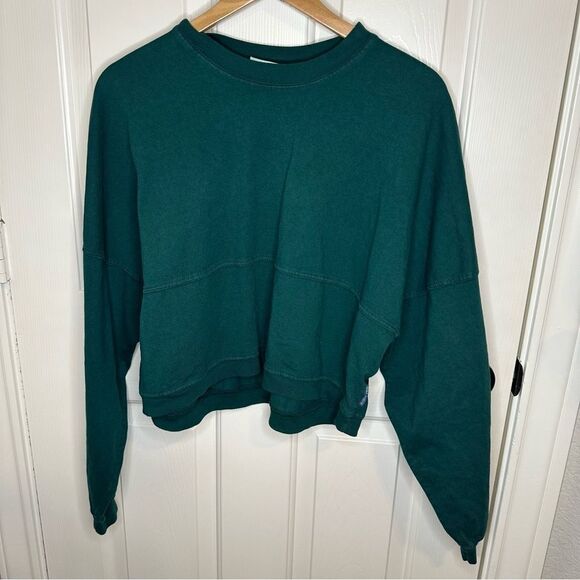Spirit Jersey Baylor University Dark Green Yellow Longsleeve Sz M Waco College - Picture 3 of 8